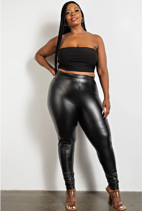 Faux Leather Pants